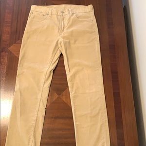 Levi’s 511 Tan Corduroy Pants